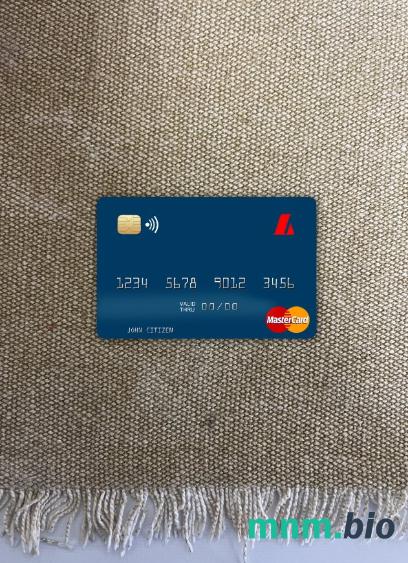 Iceland Landsbankinn wygląd zdjęcia mastercard skan PSD + zdjęcie